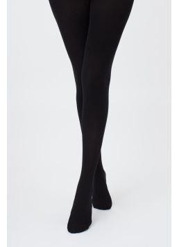 Warm tights with silicone waistband Impresso 100 den (nero)