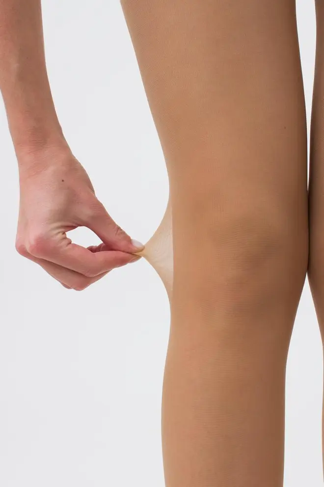 Tights with lace waistband on silicone base IMPRESSO 20 den (daino)