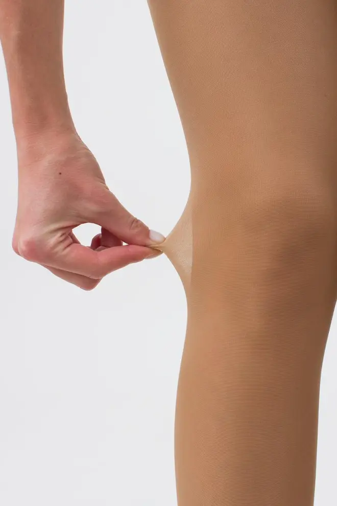 Tights with lace waistband on silicone base IMPRESSO 40 den (daino)