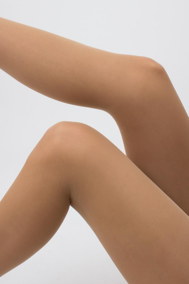 Tights with lace waistband on silicone base IMPRESSO 40 den (daino)