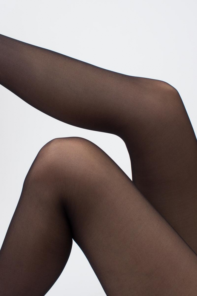 Classic thin tights without shorts INFINITY 20 den (nero)