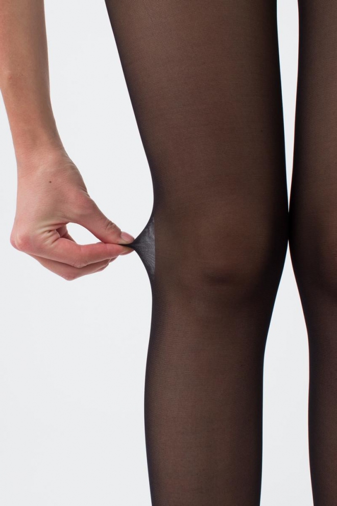 Classic thin tights without shorts INFINITY 20 den (nero)