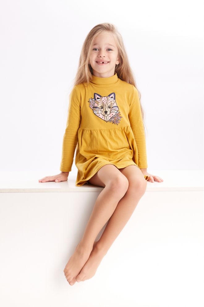 Einfarbige Strumpfhose für Kinder KETTY 15 (caramel)