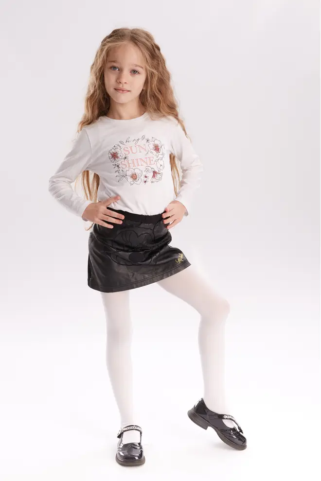 Strumpfhose für Mädchen KETTY 40 (bianco)