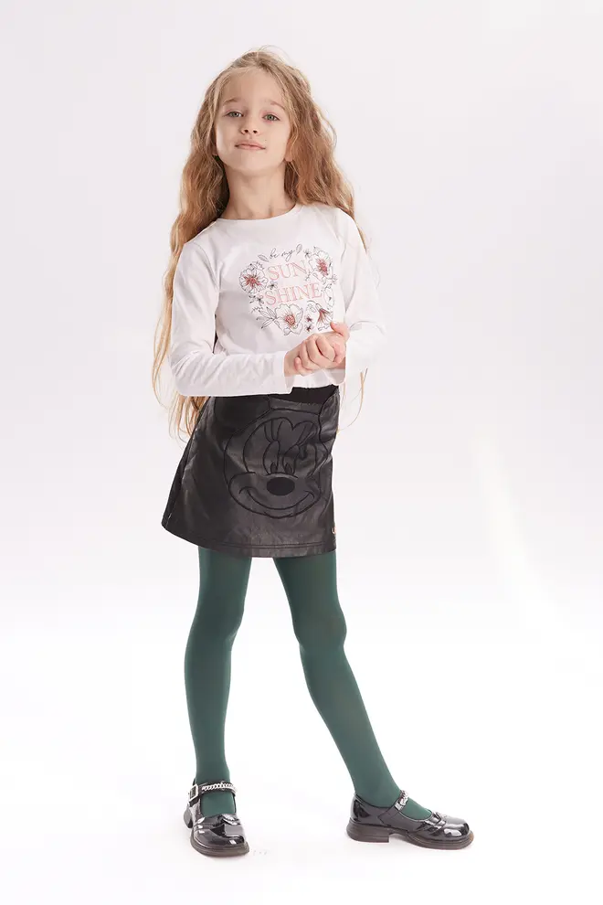 Classic tights for girls KETTY 40 (botella)
