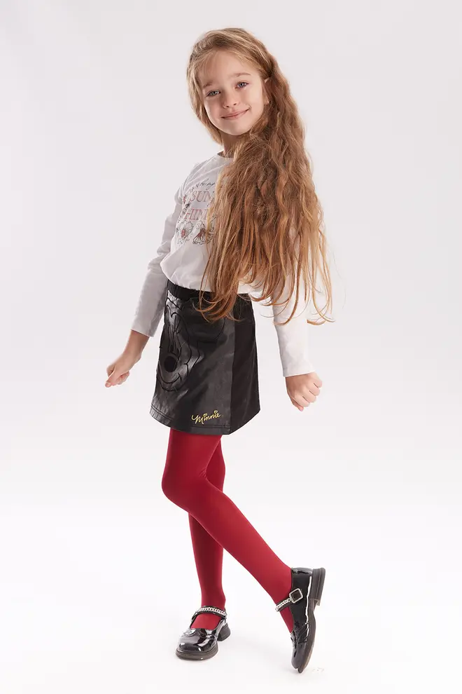 Classic tights for girls KETTY 40 (granato)