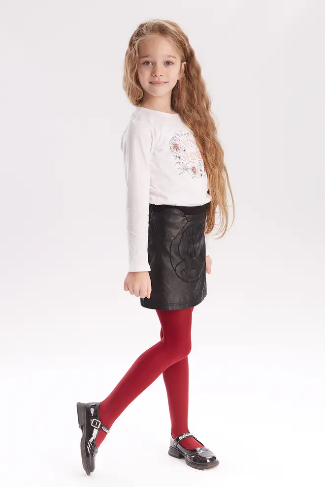 Classic tights for girls KETTY 40 (granato)