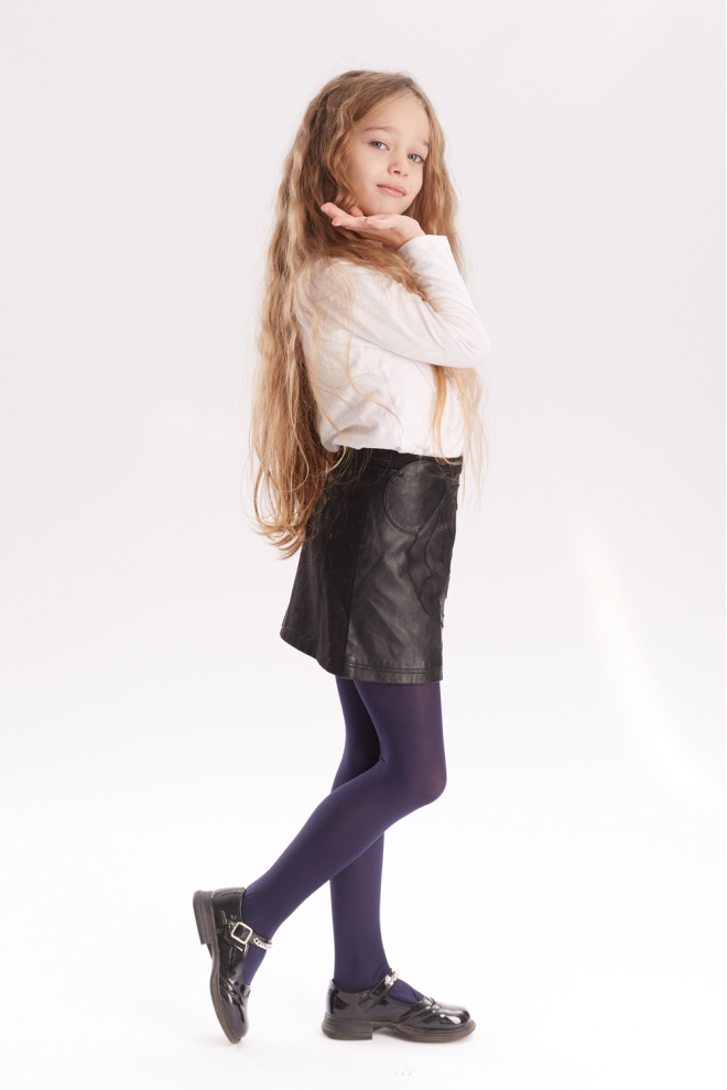 Classic tights for girls KETTY 40 (marino) Classic tights for girls KETTY 40 (marino)