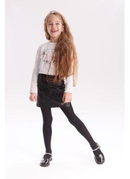 Strumpfhose für Mädchen KETTY 40 (nero)
