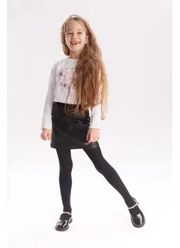 Classic tights for girls KETTY 40 (nero)