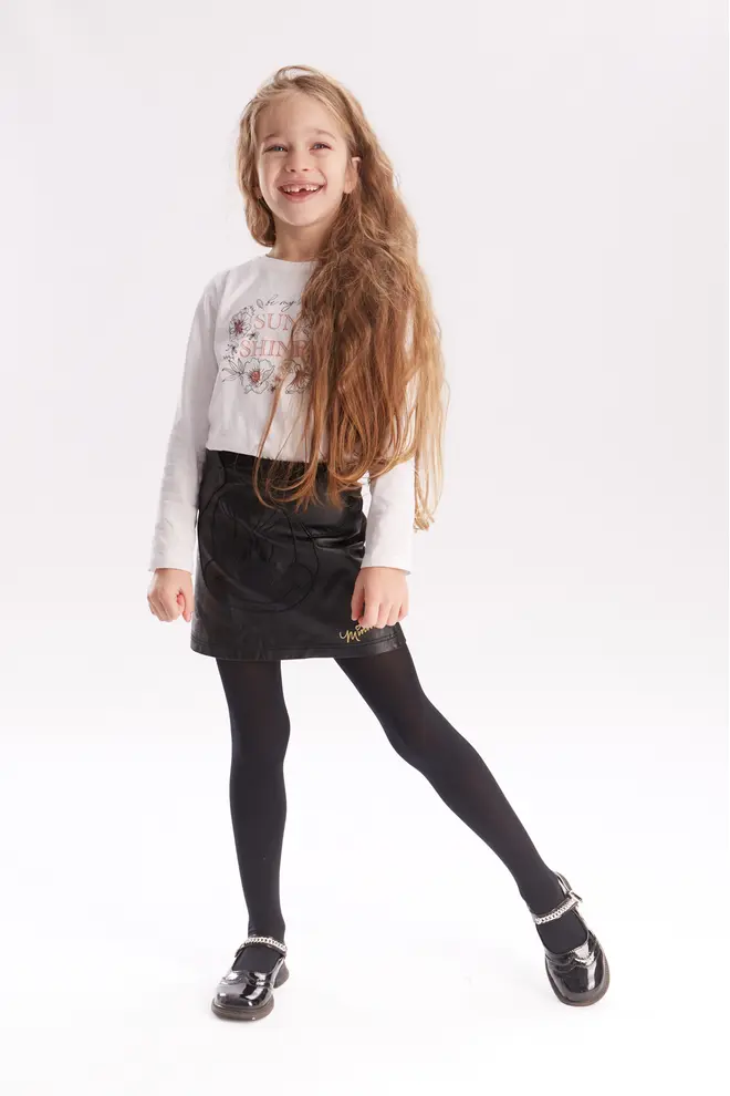 Strumpfhose für Mädchen KETTY 40 (nero)