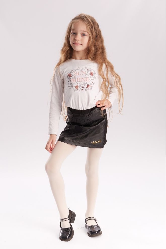 Strumpfhose für Mädchen KETTY 40 (panna)