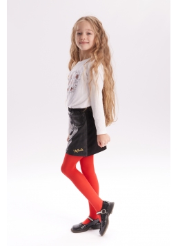 Strumpfhose fur Madchen KETTY 40 (scarlet)