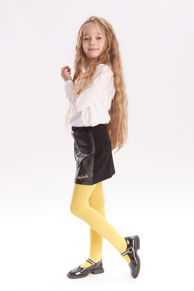 Strumpfhose fur Madchen KETTY 40 (yellow moon)