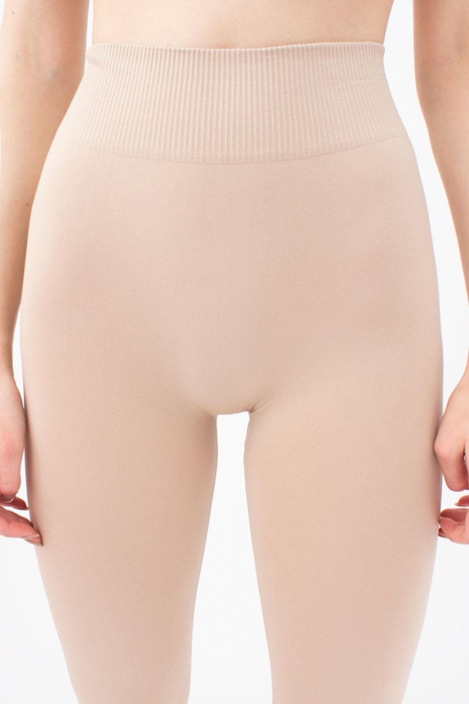 Seamless microfiber leggings LEGGINGS 02 (naturale)