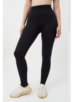 Nahtlose Leggings aus Mikrofaser LEGGINGS 02 (nero)