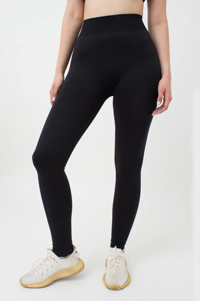 Nahtlose Leggings aus Mikrofaser LEGGINGS 02 (nero)