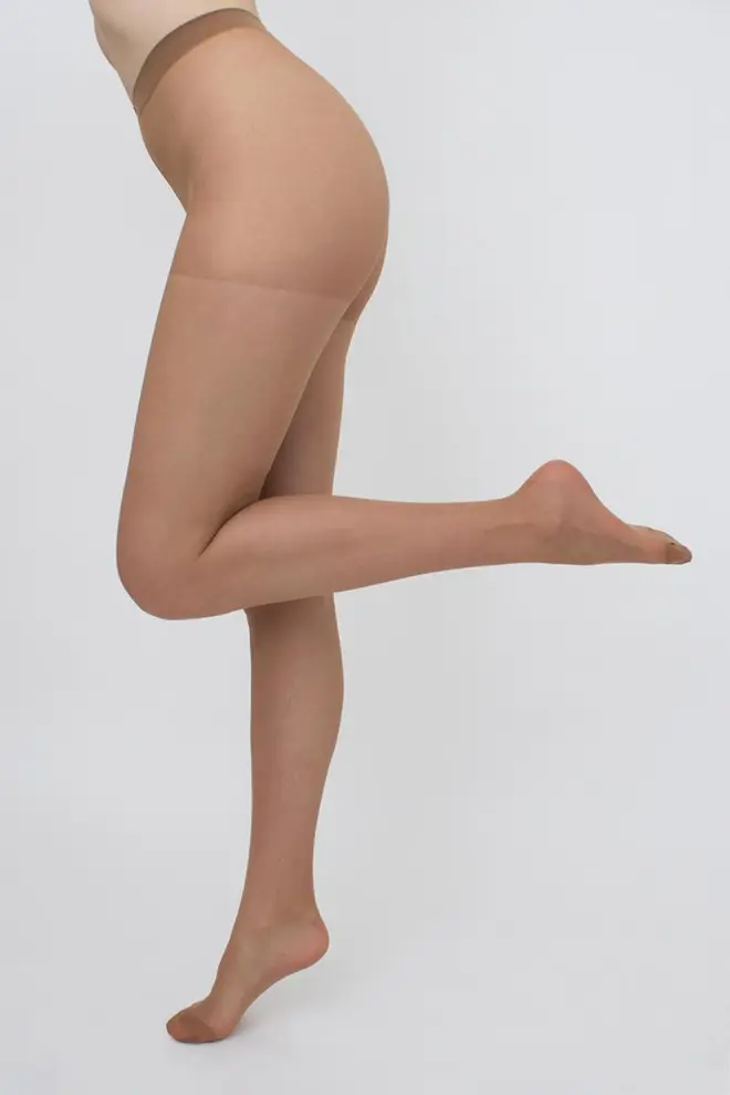 Klassische Strumpfhosen mit Shorts LIKE 40 den (caramel)