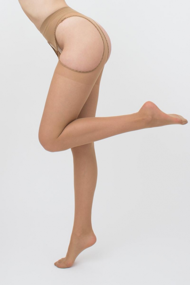 Tights with cuts on hips and buttocks LOVE 20 den (daino)