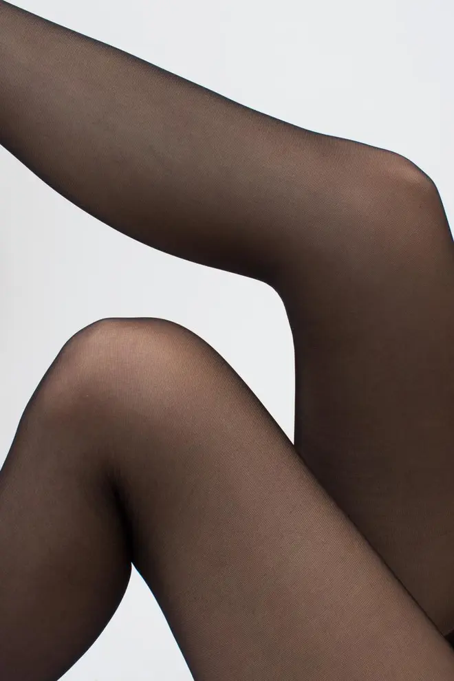 Strumpfhose mit Ausschnitten LOVE 20 (nero)