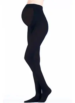 Warme Schwangerschaftsstrumpfhosen MAMA 100 den (nero)