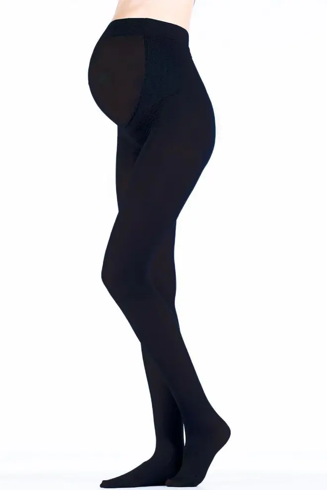 Warm maternity tights MAMA 100 den (nero) Warm maternity tights MAMA 100 den (nero)