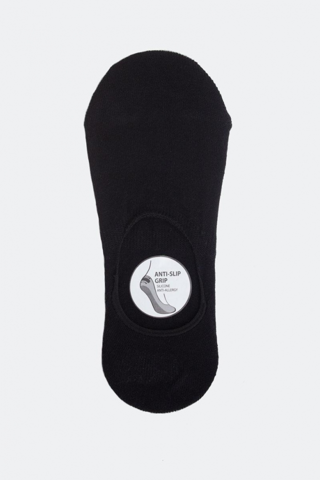 Herren Füßlinge aus Baumwolle MF1 CLASSIC (black)