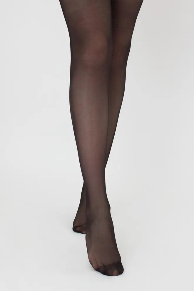 Strumpfe mit breiter Spitze PASSION 20 den (nero)