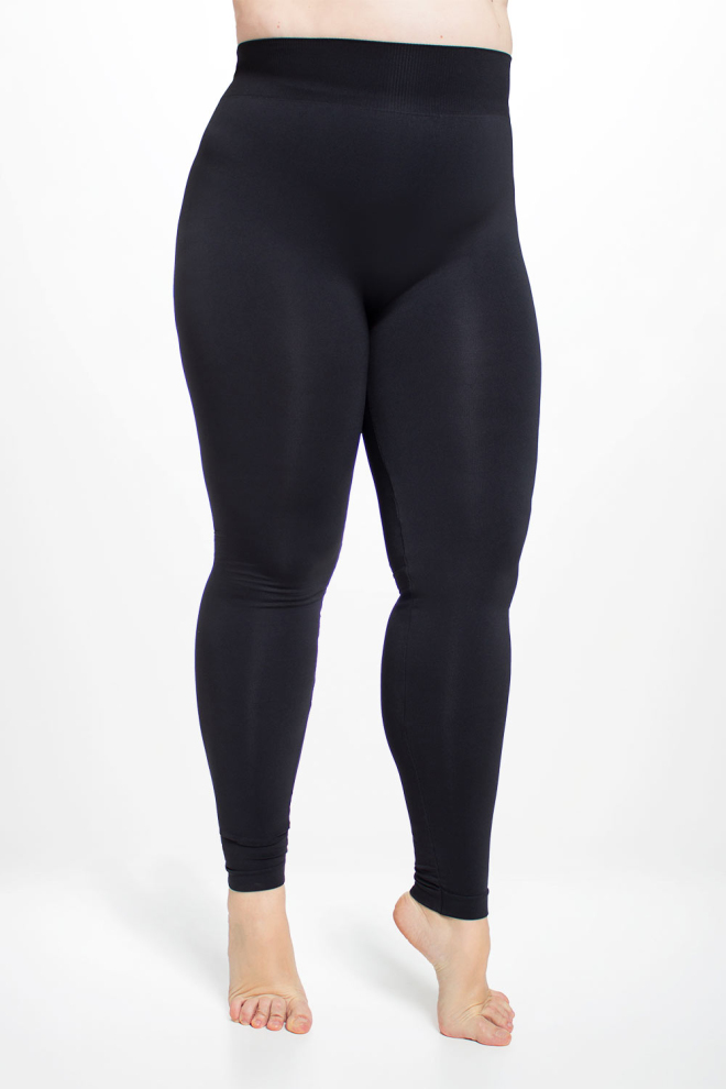 Nahtlose Plus-Size-Leggings POSITIVE LEGGINGS (black) Nahtlose Plus-Size-Leggings POSITIVE LEGGINGS (black)