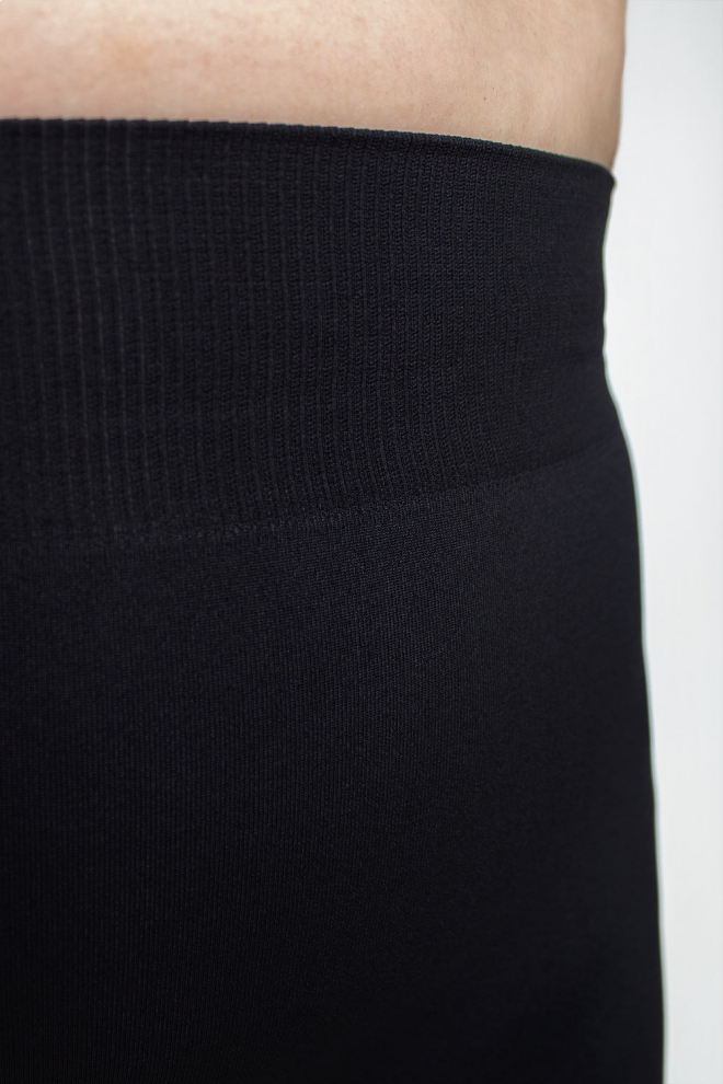 Seamless plus-size leggings POSITIVE LEGGINGS (black)