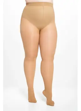 Classic plus-size tights POSITIVE LOOK 40 (daino)