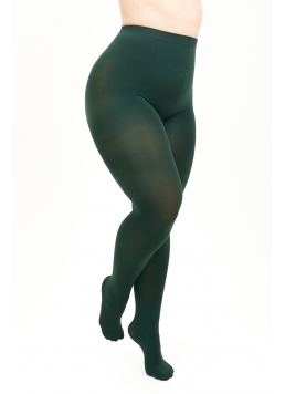 Klassische Plus-Size-Strumpfhosen POSITIVE MICRO 70 (deep green)