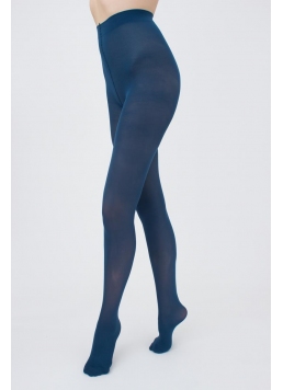 Matte Strumpfhose aus Mikrofaser SAMBA 40 den (navy peony)