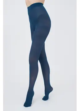 Matte microfiber tights SAMBA 40 den (navy peony)