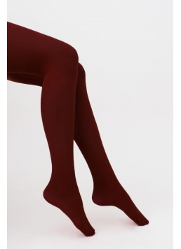 Matte Strumpfhose aus Mikrofaser SAMBA 40 den (marsala)