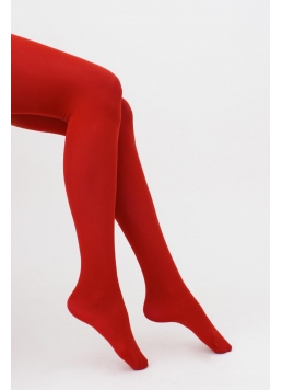Matte Strumpfhose aus Mikrofaser SAMBA 40 den (aurora red)