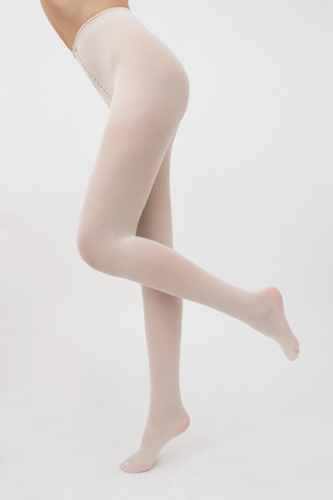 Matte microfiber tights SAMBA 40 den (panna)