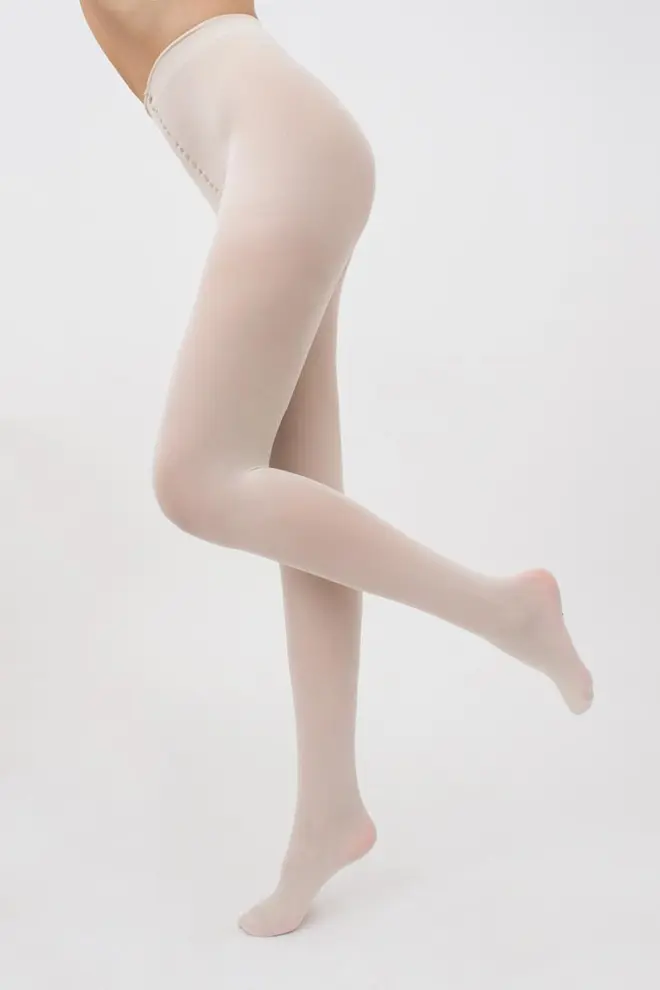 Matte Strumpfhose aus Mikrofaser SAMBA 40 den (panna)