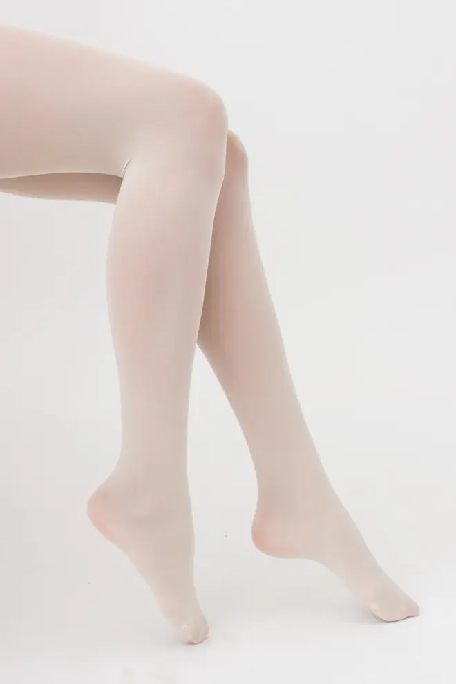 Matte Strumpfhose aus Mikrofaser SAMBA 40 den (panna)