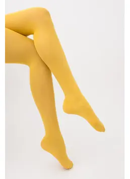 Matte microfiber tights SAMBA 40 den (yellow moon)