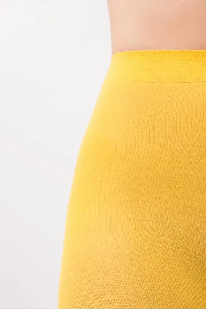 Matte microfiber tights SAMBA 40 den (yellow moon)