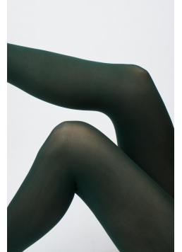 Matte microfiber tights SAMBA 40 den (deep green)