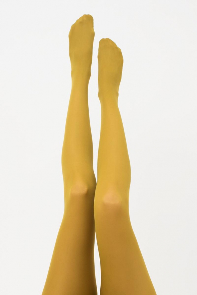Matte microfiber tights SAMBA 40 den (olive)