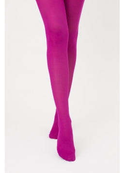 Matte Strumpfhose aus Mikrofaser SAMBA 40 den (wild aster)