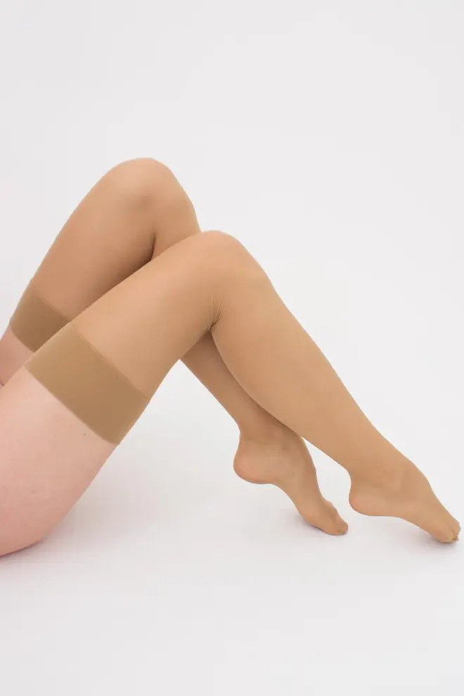 Strumpfe mit glattem Gummiband SEGRETO 20 den (daino)