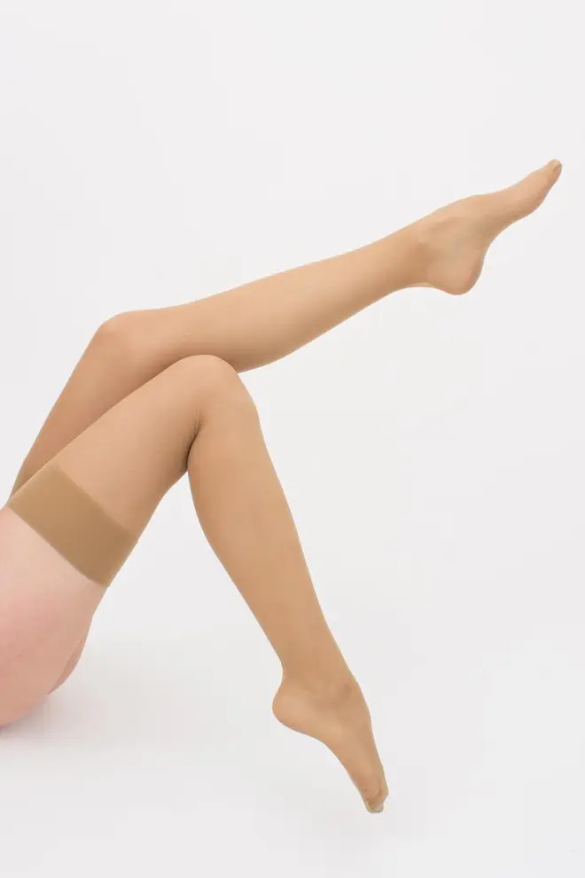 Strumpfe mit glattem Gummiband SEGRETO 20 den (daino)