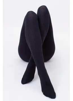 Warm Tights with Pattern SHELL 150 Denier (1) (pirate black) Warm Tights with Pattern SHELL 150 Denier (1) (pirate black)