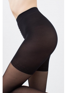 Strumpfhose mit Shape-Effekt Shorts SLIM 20 den (nero)