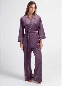 Velour Wrap Set SOFT WINTER 5606/080 Lavender Purple Velour Wrap Set SOFT WINTER 5606/080 Lavender Purple