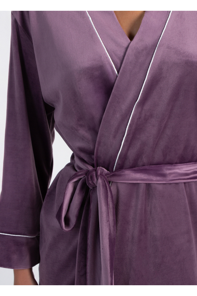 Velour-Set zum Wickeln SOFT WINTER 5606/080 Lavender Purple